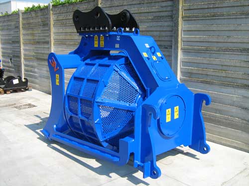Hydraulic Rotary Screening Buckets